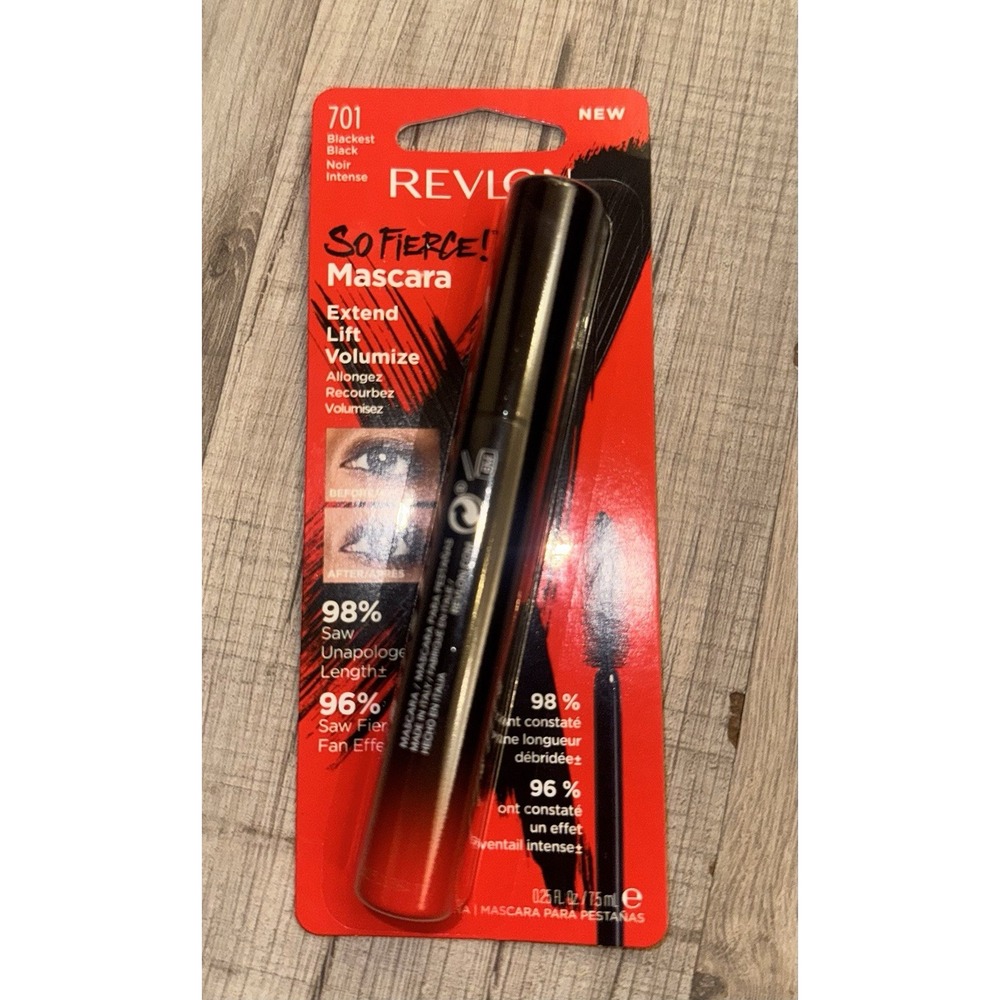 Revlon So Fierce Extend Lip Volumize Blackest Black Mascara